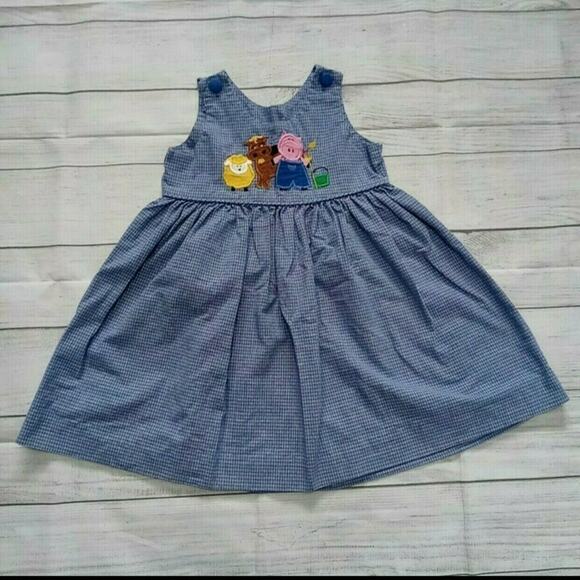 6 Austin + Ashley Gingham Animal Dress - Picture 1 of 6